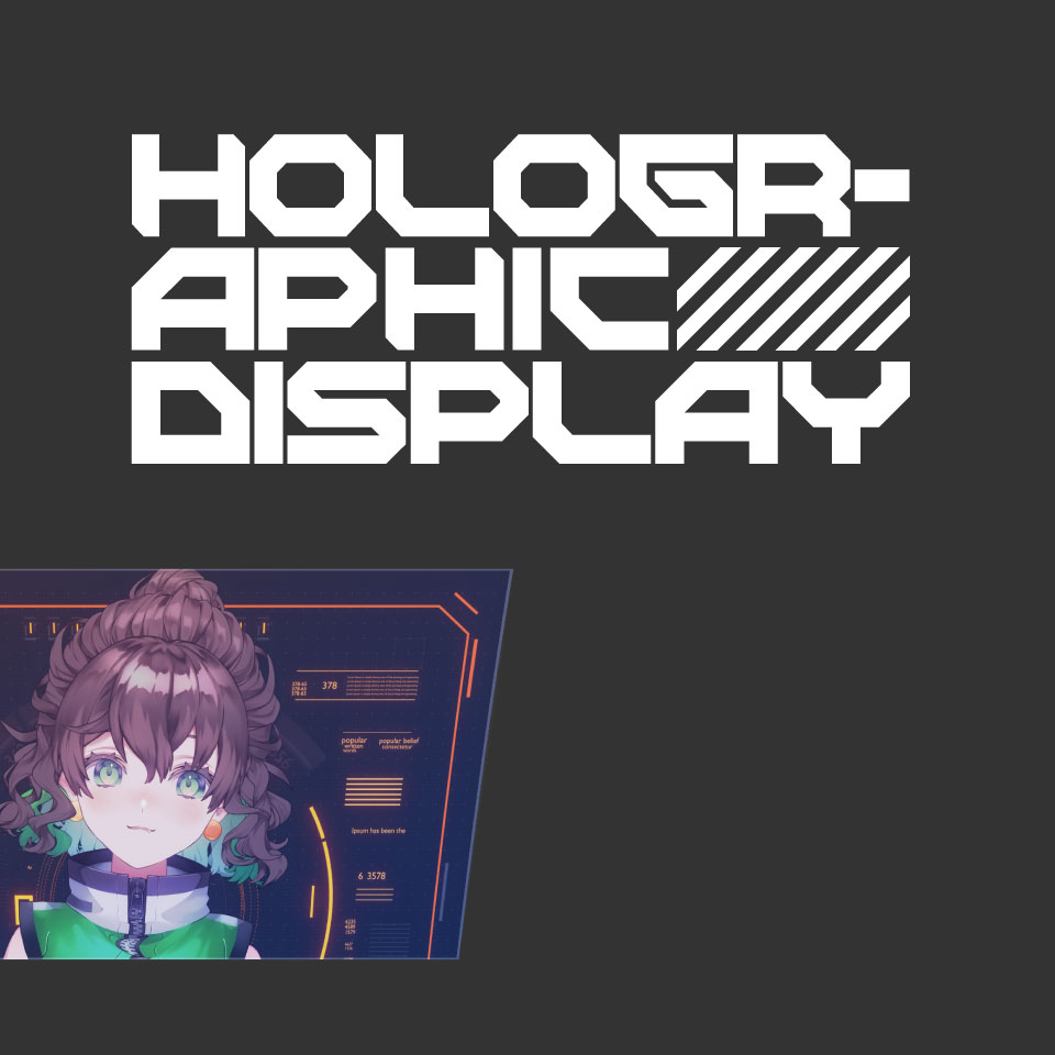 フィルター素材 - Holographic Display
